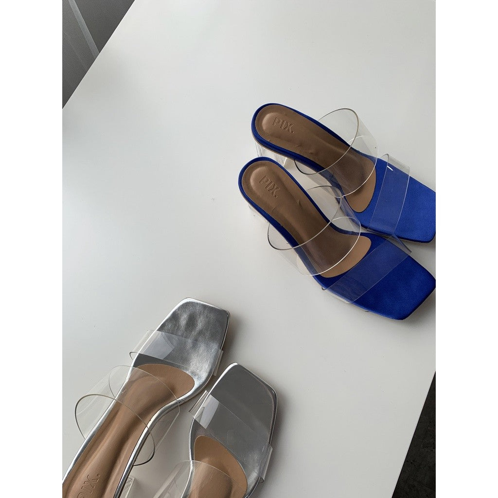 Faye PVC Glass Heel