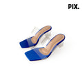 Faye PVC Glass Heel