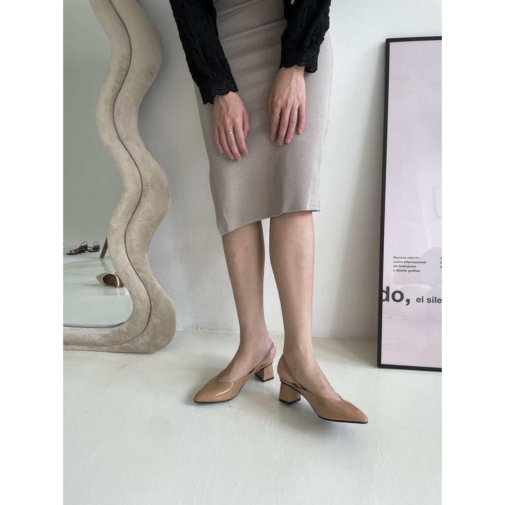 Adley Patent Heel Shoe