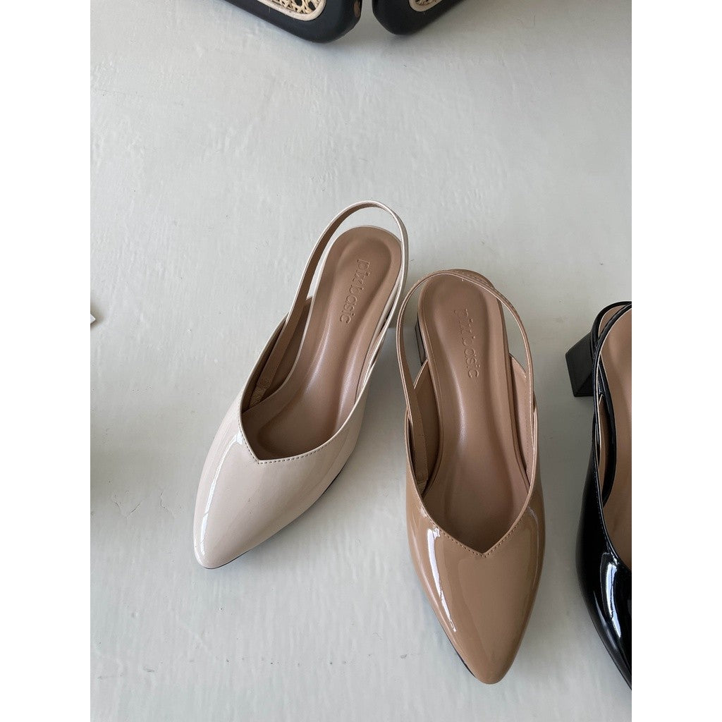 Adley Patent Heel Shoe