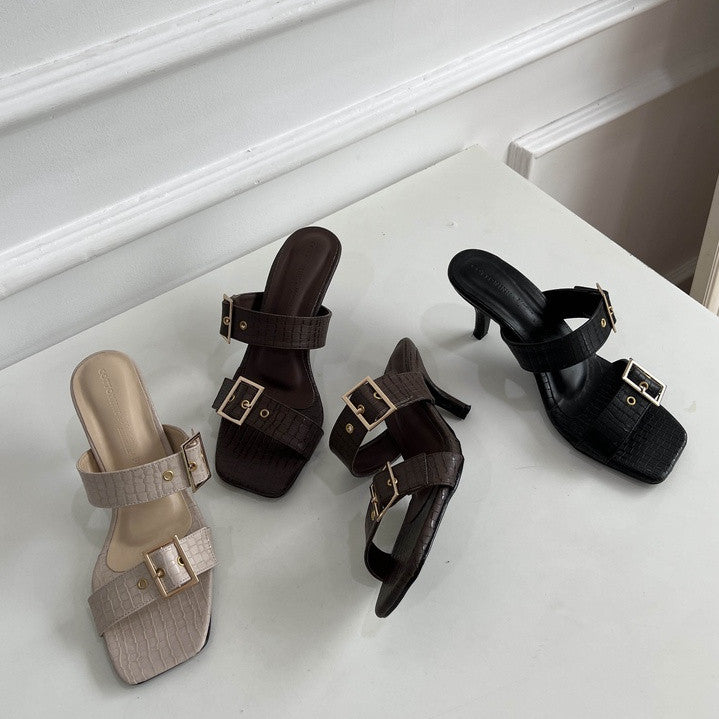 Aubrie Croco Heel