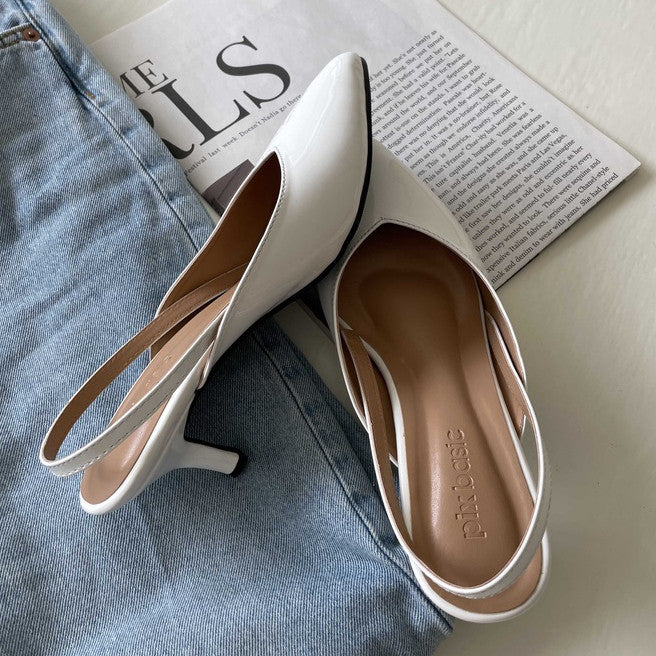 Adley Patent Heel Shoe