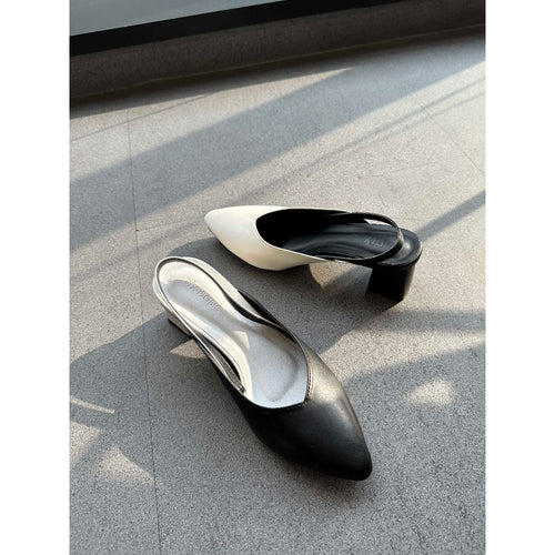 Adley Block Heel Two Tone