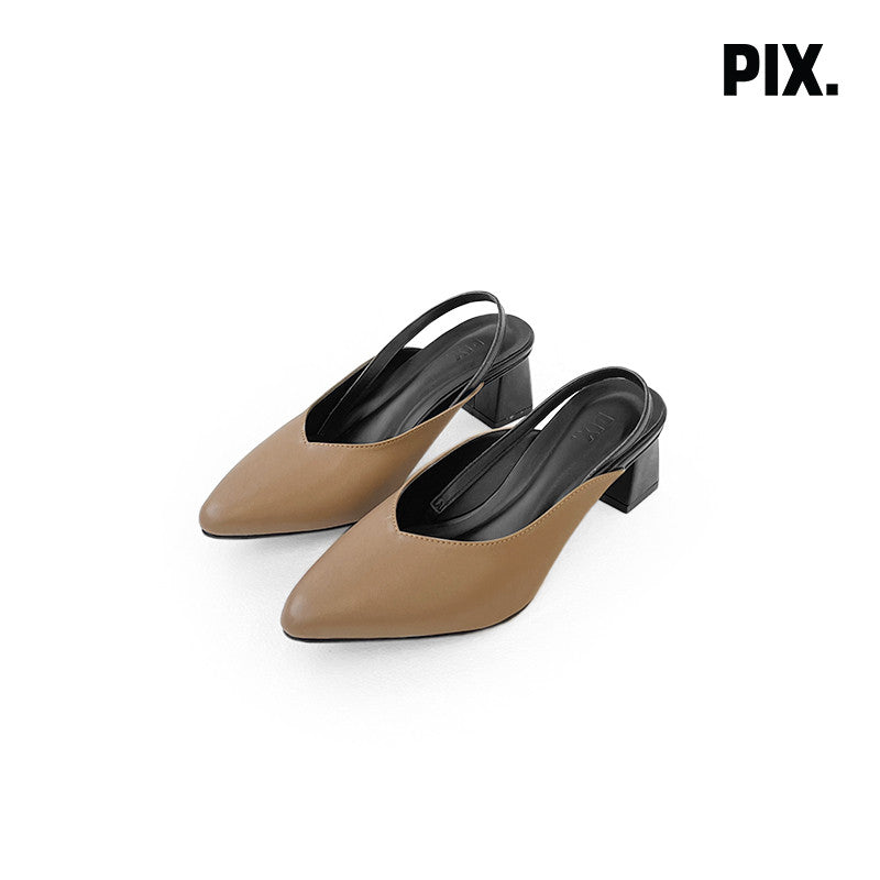 Adley Block Heel Two Tone