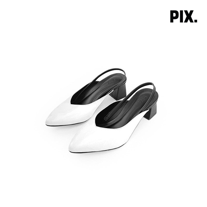 Adley Block Heel Two Tone