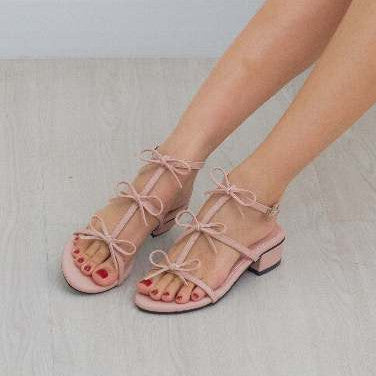 Ginger Ribbon Block Heel
