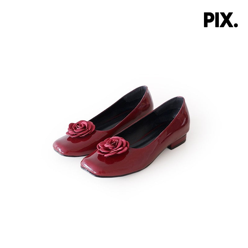 Pixfootwear Rosette Flats - Sepatu Hak Wanita