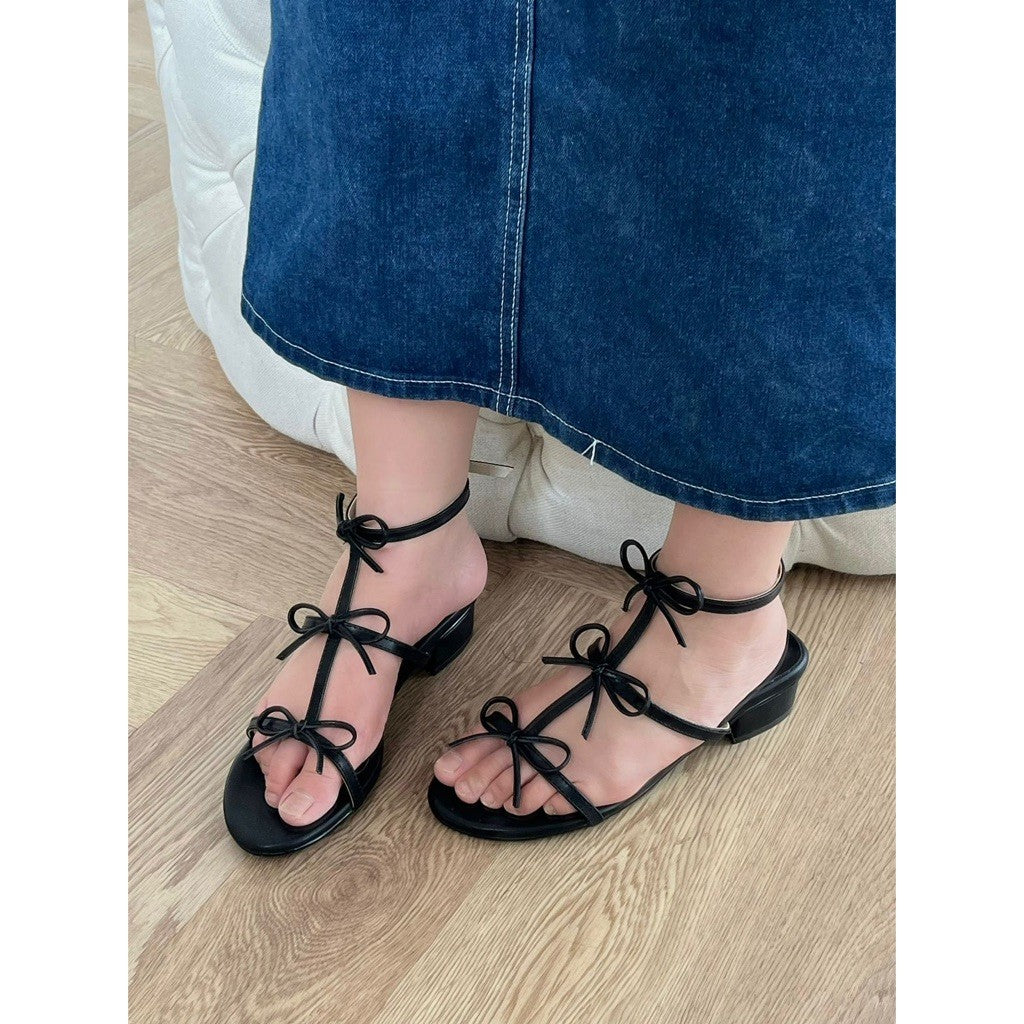 Ginger Ribbon Block Heel