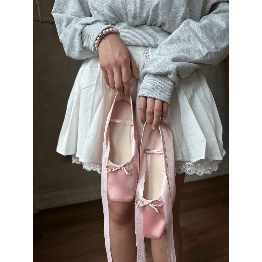 Claire Ballet Ribbon Flats