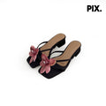Poppy Orchid Block Heel