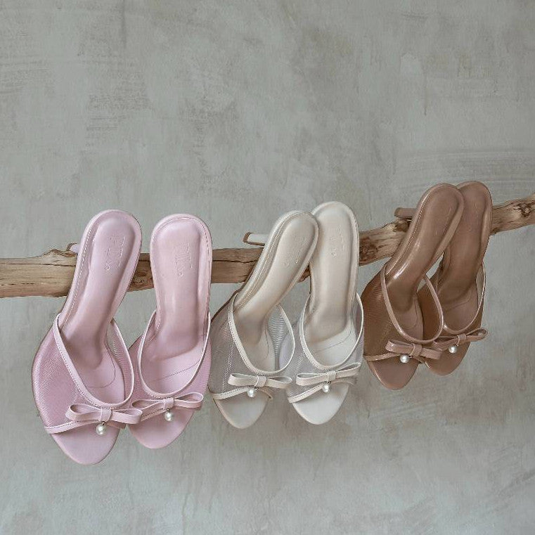 Aurora Mesh Ribbon Heel