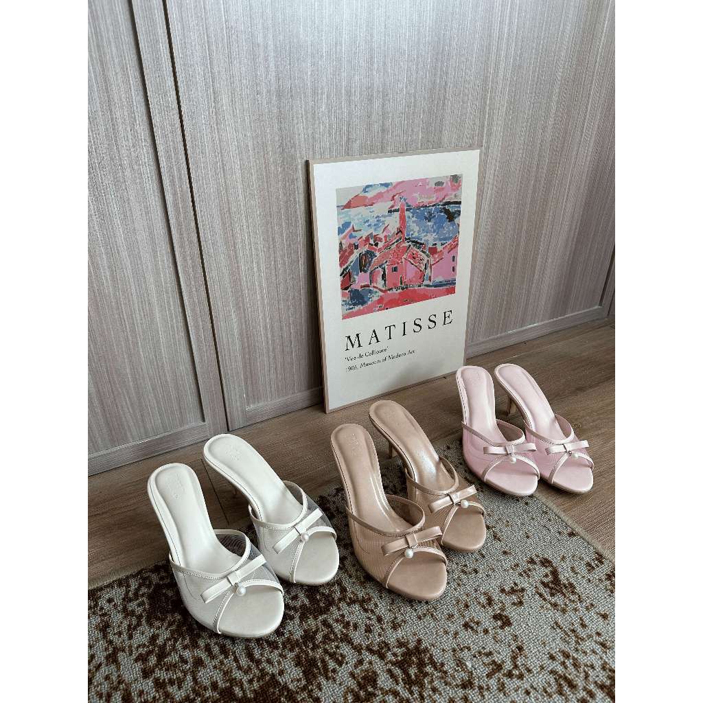 Aurora Mesh Ribbon Heel