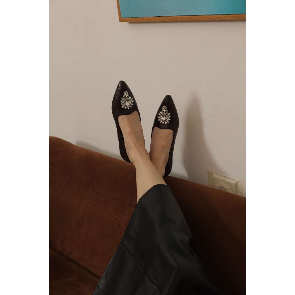 Lustre Flat Shoes