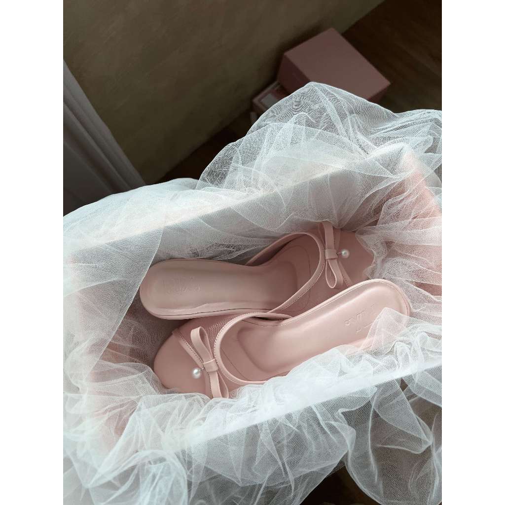 Aurora Mesh Ribbon Heel