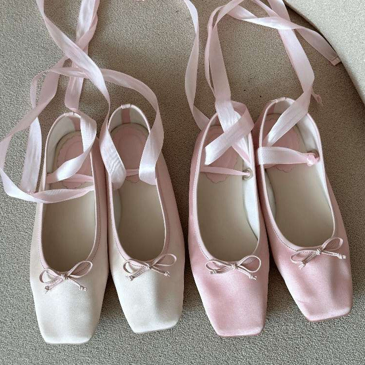 Claire Ballet Ribbon Flats