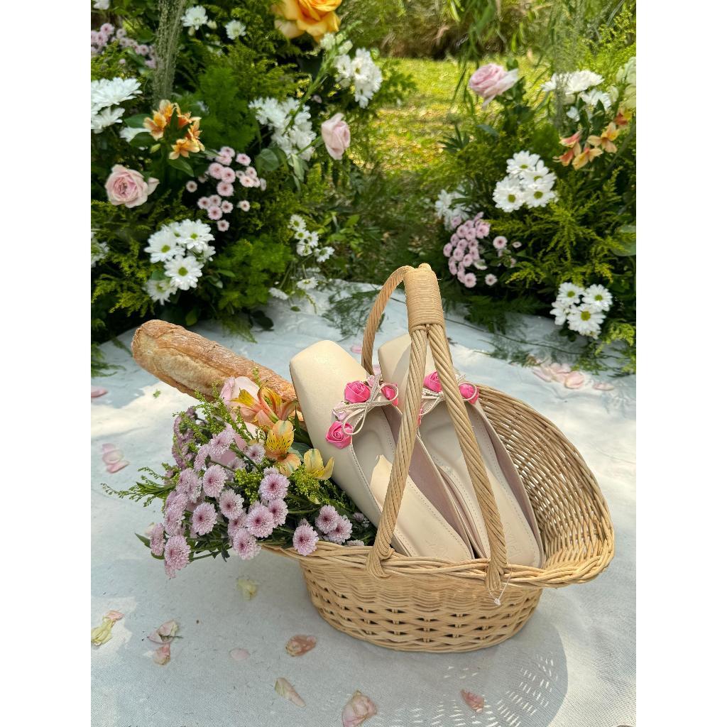 Rose Slip On Flat
