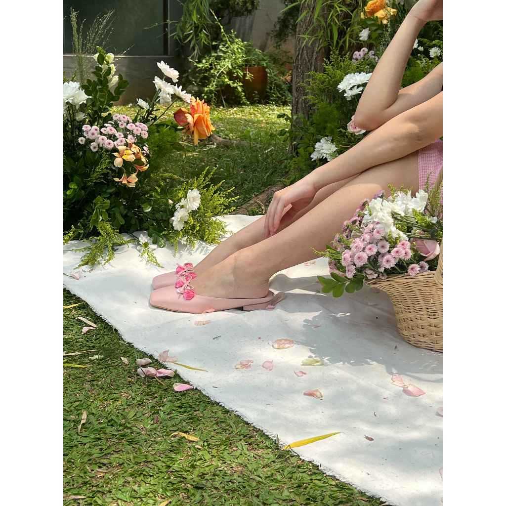 Rose Slip On Flat