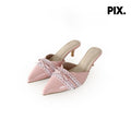 Juliet Bow Lace Heel