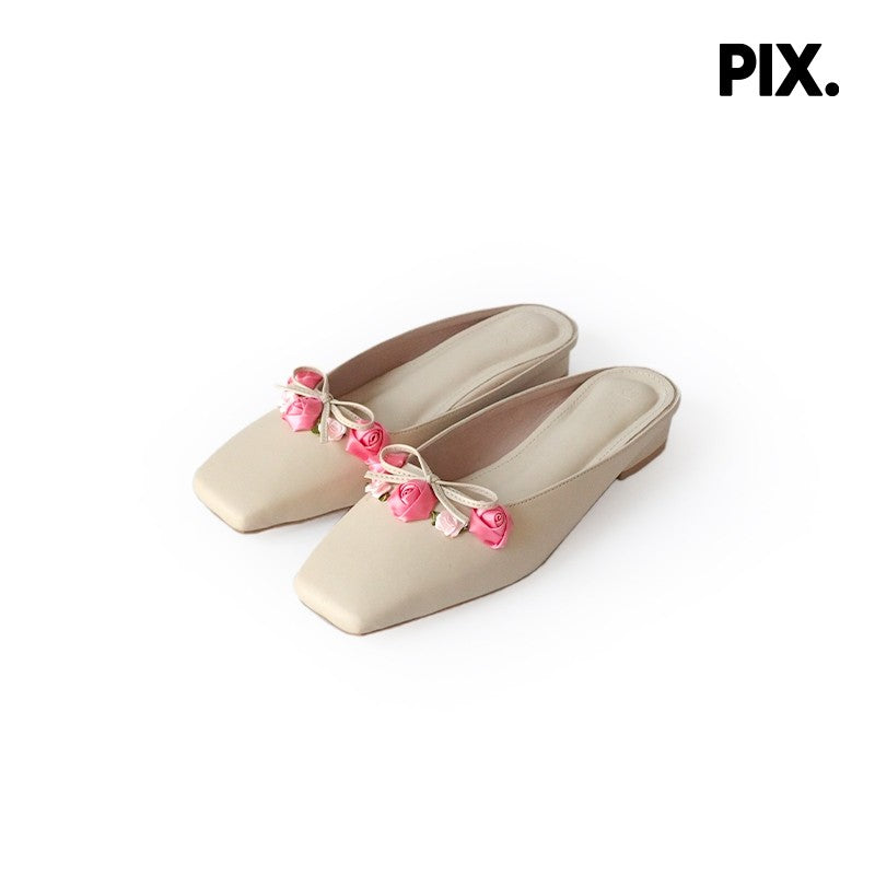 Rose Slip On Flat