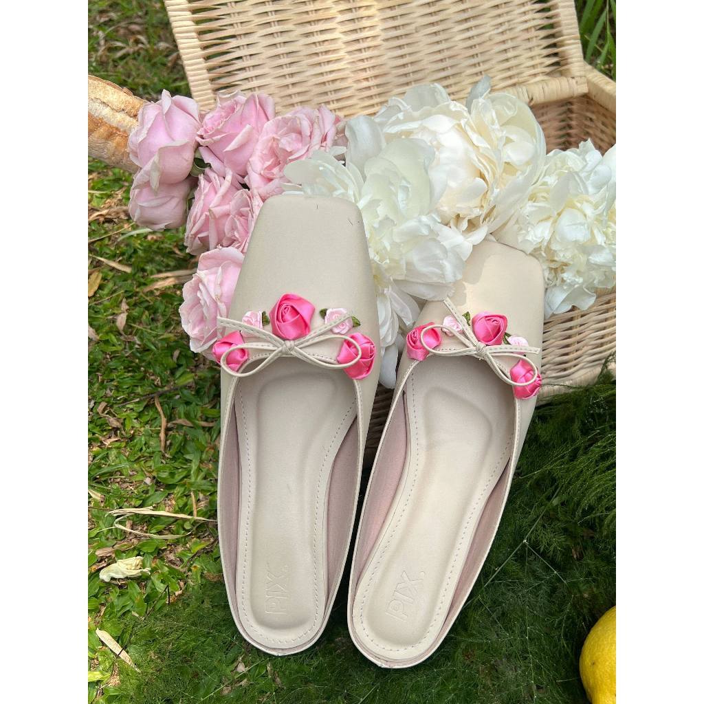 Rose Slip On Flat