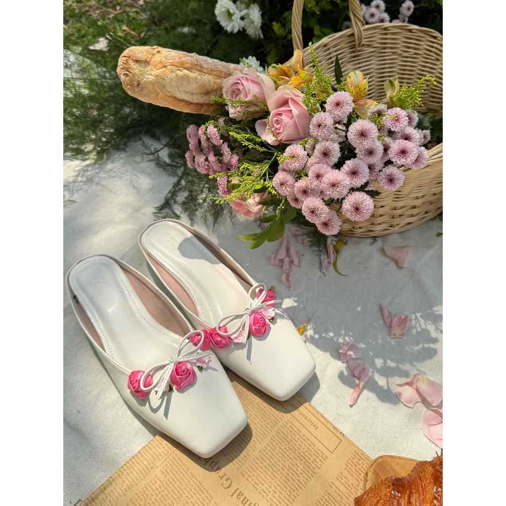 Rose Slip On Flat