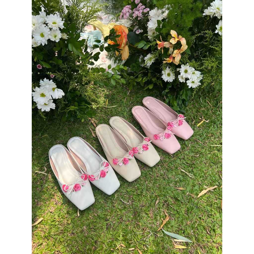 Rose Slip On Flat