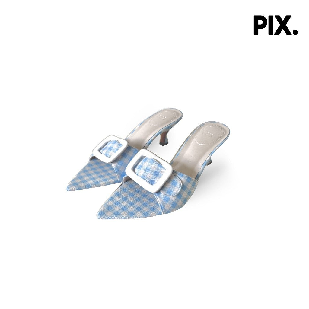 Rosie Gingham Mules