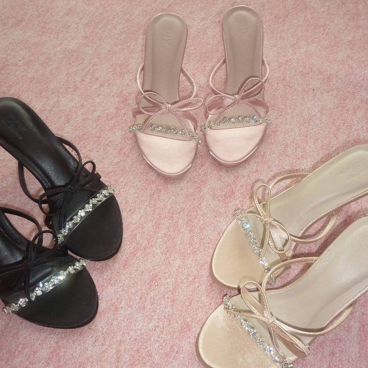 Regina Satin Heel