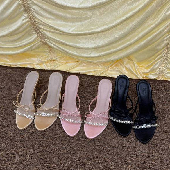 Regina Satin Heel